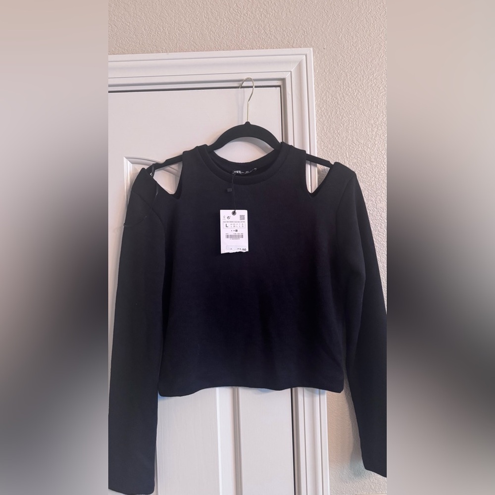 Zara Charcoal Knit Sweater